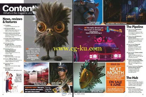 3D艺术家书籍杂志2019年总132月刊的图片1