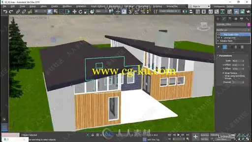 3dsMax与V-Ray建筑场景环境照明与渲染技术视频教程的图片3