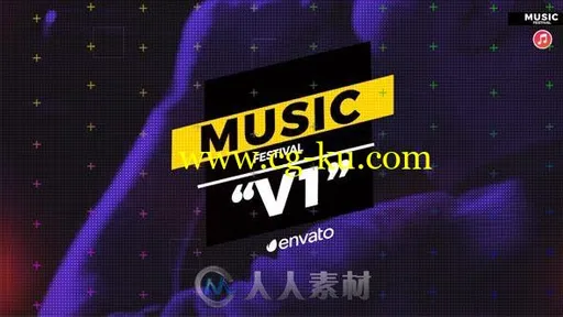 炫酷音乐节演唱会宣传动画AE模板的图片1
