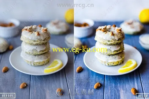25组美味食物风格摄影后期调色LR预设的图片1