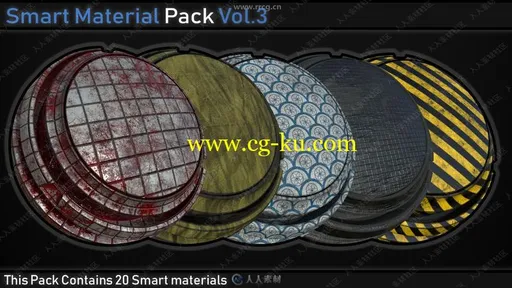 20组Substance Painter智能材质合集的图片2