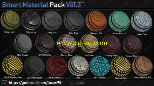 20组Substance Painter智能材质合集的图片3