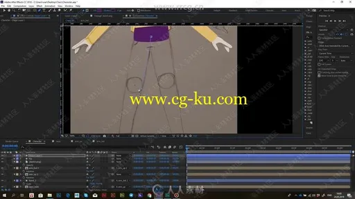 AE角色动画实例制作训练视频教程的图片2