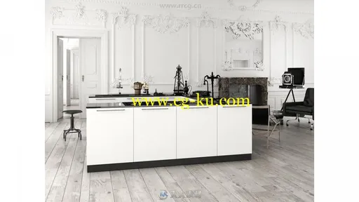43组斯堪的纳维亚风格室内设计3D模型合集 Evermotion Archinteriors第43季的图片2