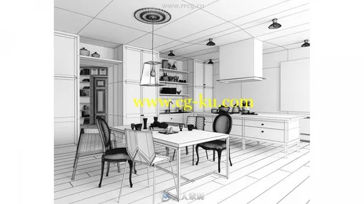 43组斯堪的纳维亚风格室内设计3D模型合集 Evermotion Archinteriors第43季的图片3