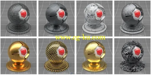 163组4K高清C4D Redshift渲染材质合集的图片3