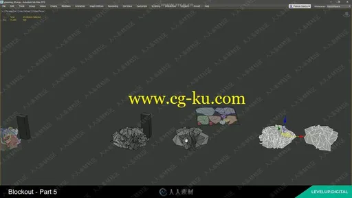3dsmax草木植物游戏游戏资产模型制作视频教程的图片2