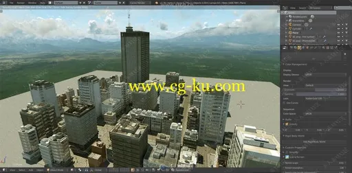 SceneCity Pro游戏建筑场景生成Blender插件V1.5.0版的图片3