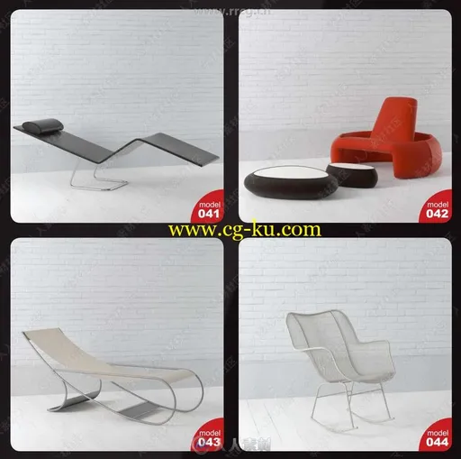 77组精致室内沙发桌椅家具3D模型合集 Evermotion Archmodels第157季的图片3