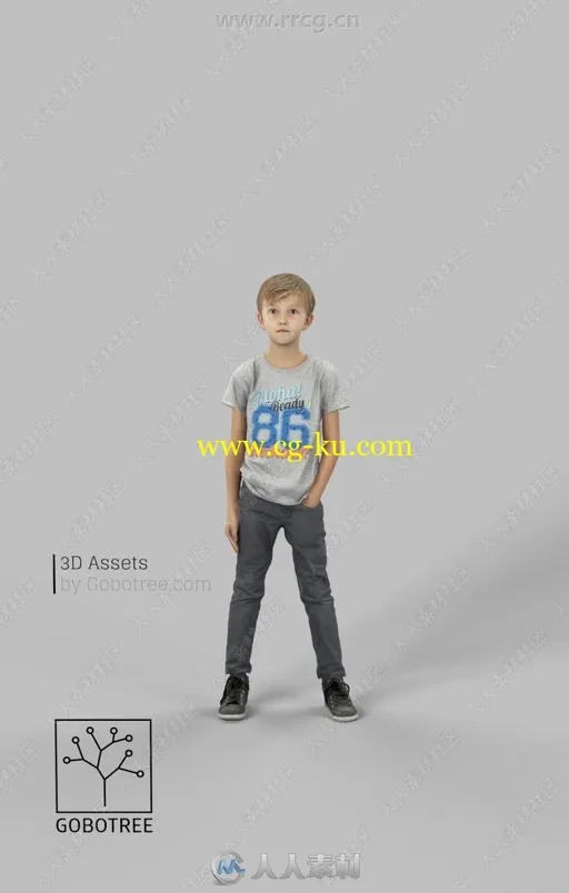 82组高品质各类型人物角色3D模型合集的图片2