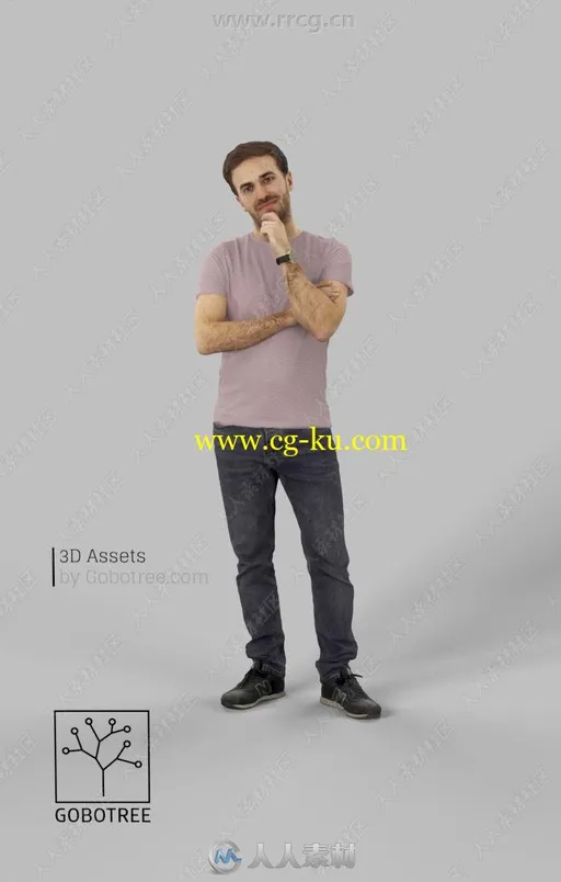 82组高品质各类型人物角色3D模型合集的图片3