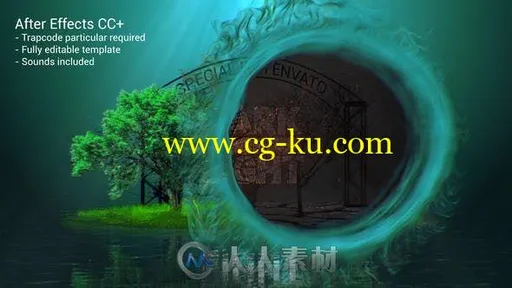 光明与黑暗奇幻片头动画AE模板的图片1