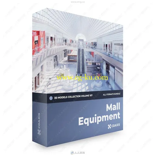30组高精度商场电梯展台等3D模型合集 CGAxis第107期的图片1