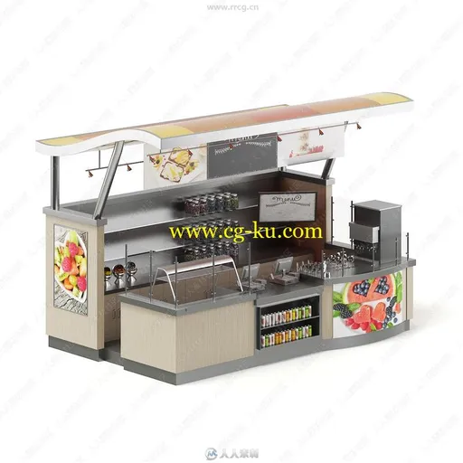 30组高精度商场电梯展台等3D模型合集 CGAxis第107期的图片3
