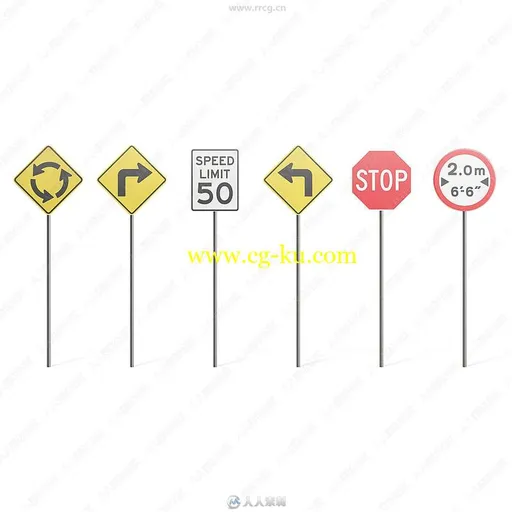 40组街道设备设施等3D模型合集 CGAxis第113期的图片2
