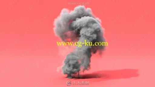 Houdini中Simulation烟雾粒子特效实例制作视频教程的图片1