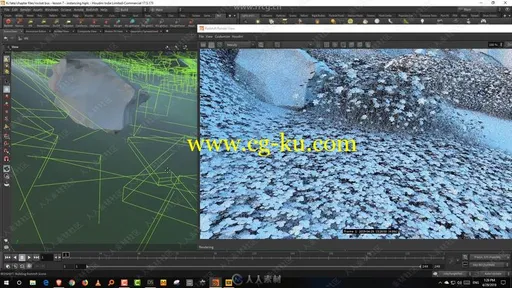Houdini飞船起飞特效场景完整制作视频教程的图片2