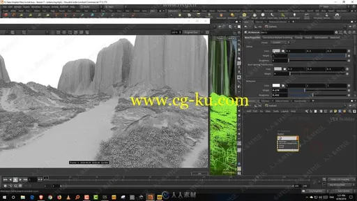 Houdini飞船起飞特效场景完整制作视频教程的图片3