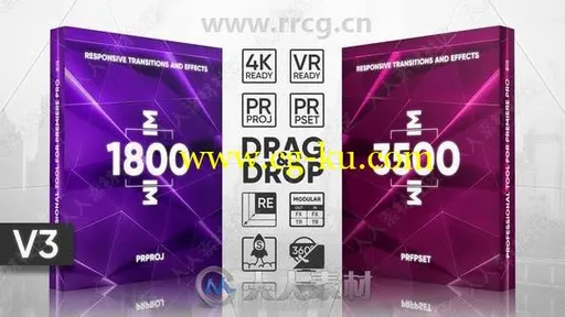 5300组超实用转场过渡特效动画PR模板合集的图片1