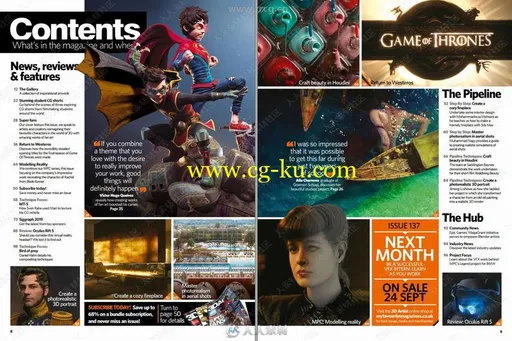 3D艺术家书籍杂志2019年总136期的图片1