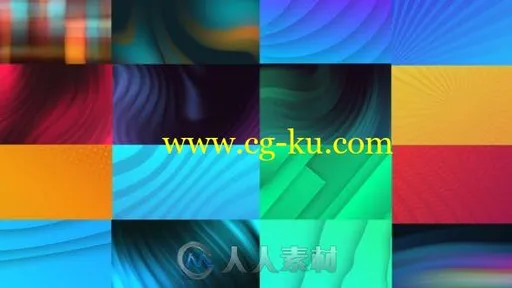 18组时尚循环背景动画AE模板合集的图片1