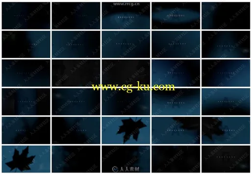 70组神秘阴影黑场过渡转场特效FCPX模板的图片1
