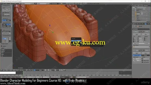 Blender从头开始学习游戏角色建模制作视频教程的图片3
