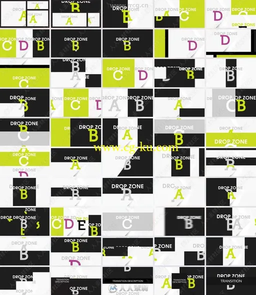 50组现代简约风格过渡转场特效FCPX模板的图片1