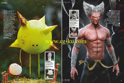 3D艺术家书籍杂志2019年总137期的图片3