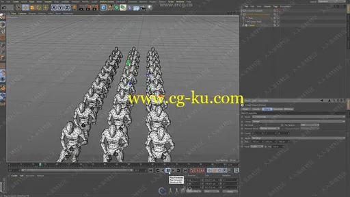 C4D人群动画克隆技术训练视频教程的图片3