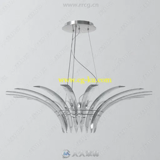 56组高精度吊灯与饰品3D模型合集 Evermotion Archmodels第177季的图片2