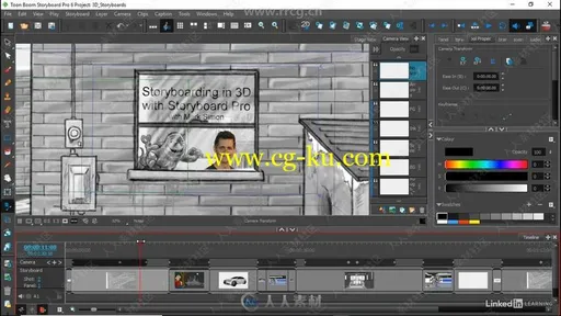 Storyboard Pro故事板情节提要使用技术视频教程的图片2
