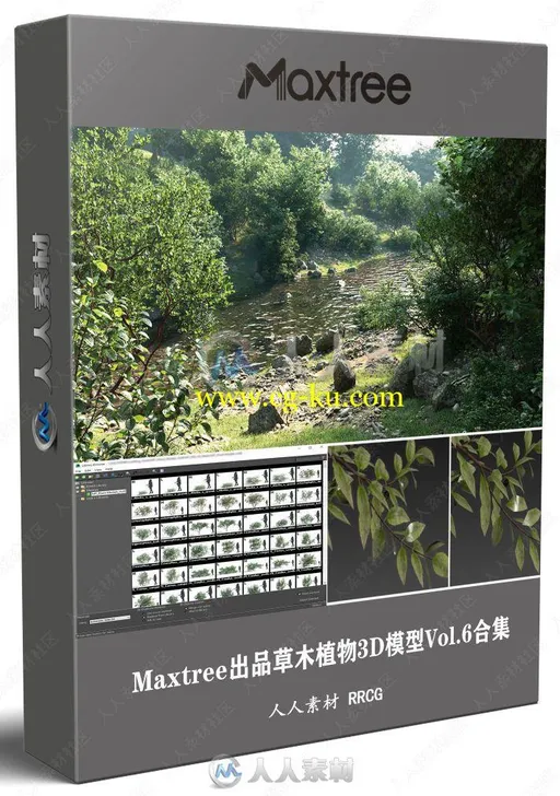 Maxtree出品草木植物3D模型Vol.6合集的图片1