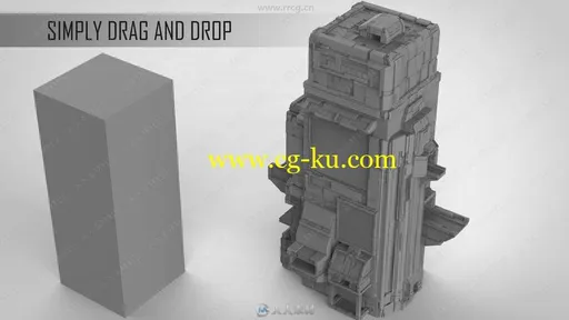 未来科幻城市大楼建筑群场景3D模型合集第四季的图片2