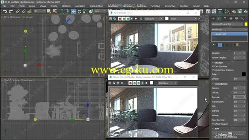 3dsmax中Arnold渲染技术核心技能训练频教程的图片2