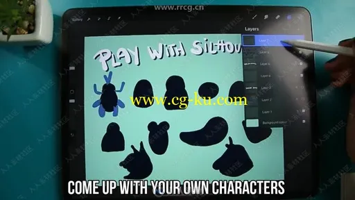 iPad Pro与Procreate角色设计数字绘画初学者入门视频教程的图片2