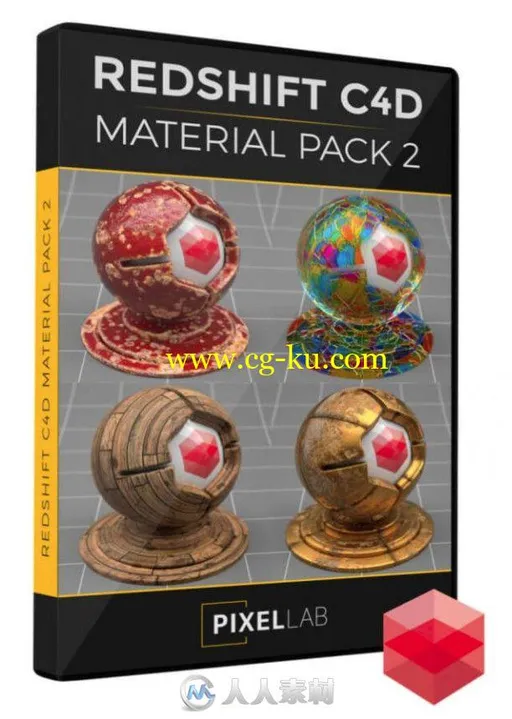 150组4K高清C4D Redshift逼真渲染纹理材质合集的图片1