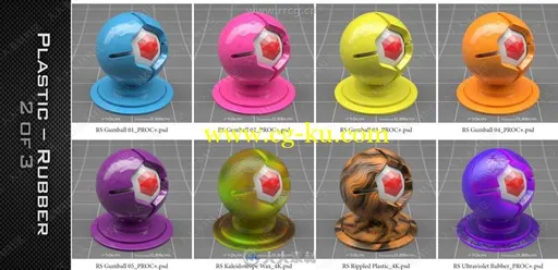 150组4K高清C4D Redshift逼真渲染纹理材质合集的图片2