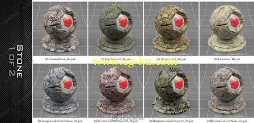 150组4K高清C4D Redshift逼真渲染纹理材质合集的图片3