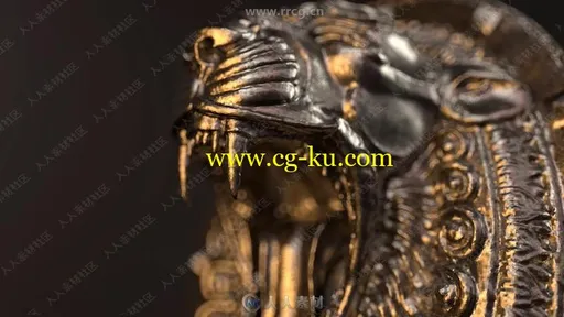 260组4K C4D中Redshift金属渲染材质合集的图片3
