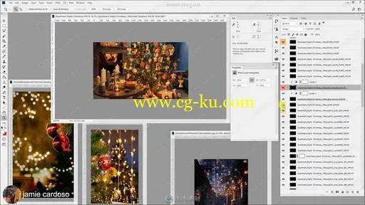 3dsmax与Vray圣诞节场景后期制作视频教程的图片2