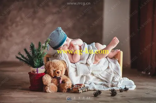 650组婴儿新生儿白嫩皮肤调色艺术LR预设合集的图片2