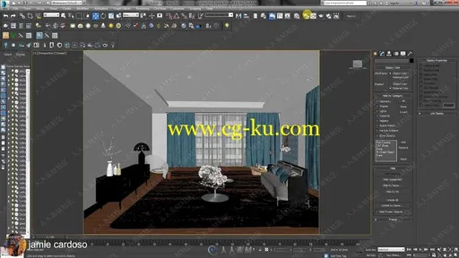 3dsMax与V-Ray室内场景照明与渲染技术视频教程的图片1