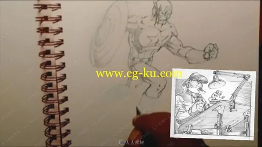 漫画风格传统绘画艺术训练视频教程的图片2