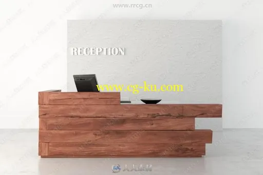 52组高品质公司前台办公室接待台3D模型合集 Evermotion Archmodels第186季的图片2