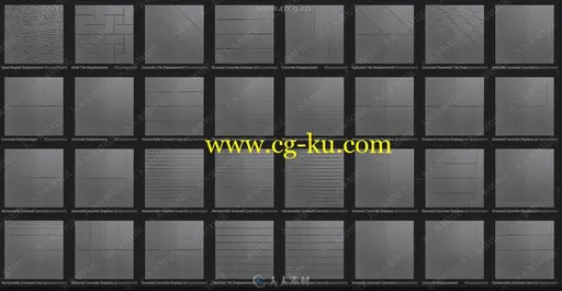 52种高质量4K8K位移贴图合集的图片3