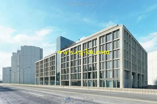 60组高品质城市高楼大厦建筑3D模型合集 Evermotion Archmodels第203季的图片2