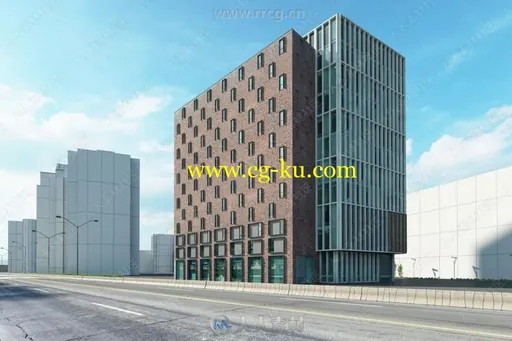 60组高品质城市高楼大厦建筑3D模型合集 Evermotion Archmodels第203季的图片3