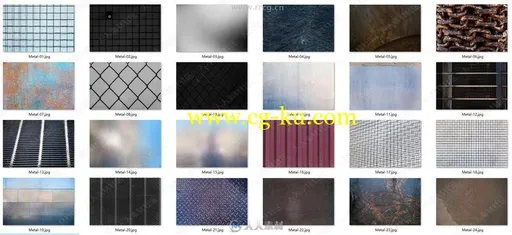 25组高质量金属纹理贴图合集的图片1