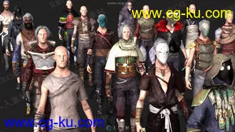 229组iClone功夫动作人物角色动画与3D模型合集的图片3